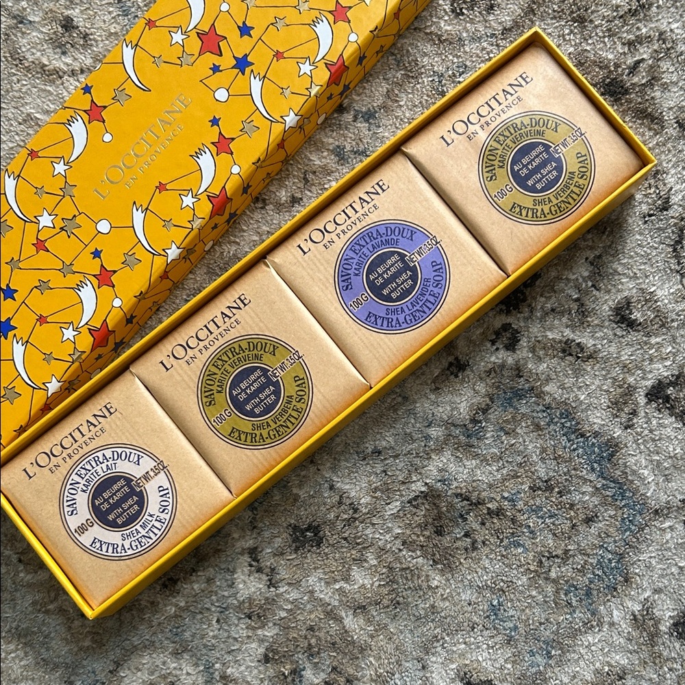 L'Occitane Shea Butter Soap Set of 4
